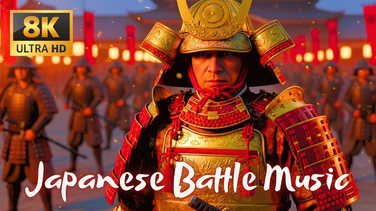 Battle Music of the Samurai Warriors - Epic Samurai Taiko Battle Music - Intense Japanese