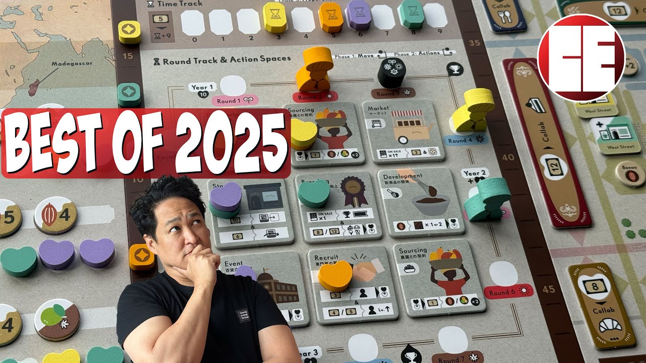Top 10 Board Games from Asia in 2025, So Far!