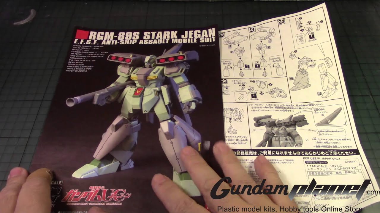 *GundamModels* P-Bandai HG Stark Jegan CCA-MSV - Part 1