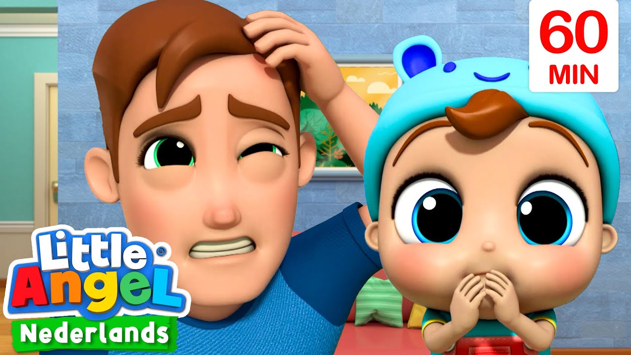 Papa heeft zich bezeerd | Title | Kinderliedjes met Baby John | Little Angel Nederlands