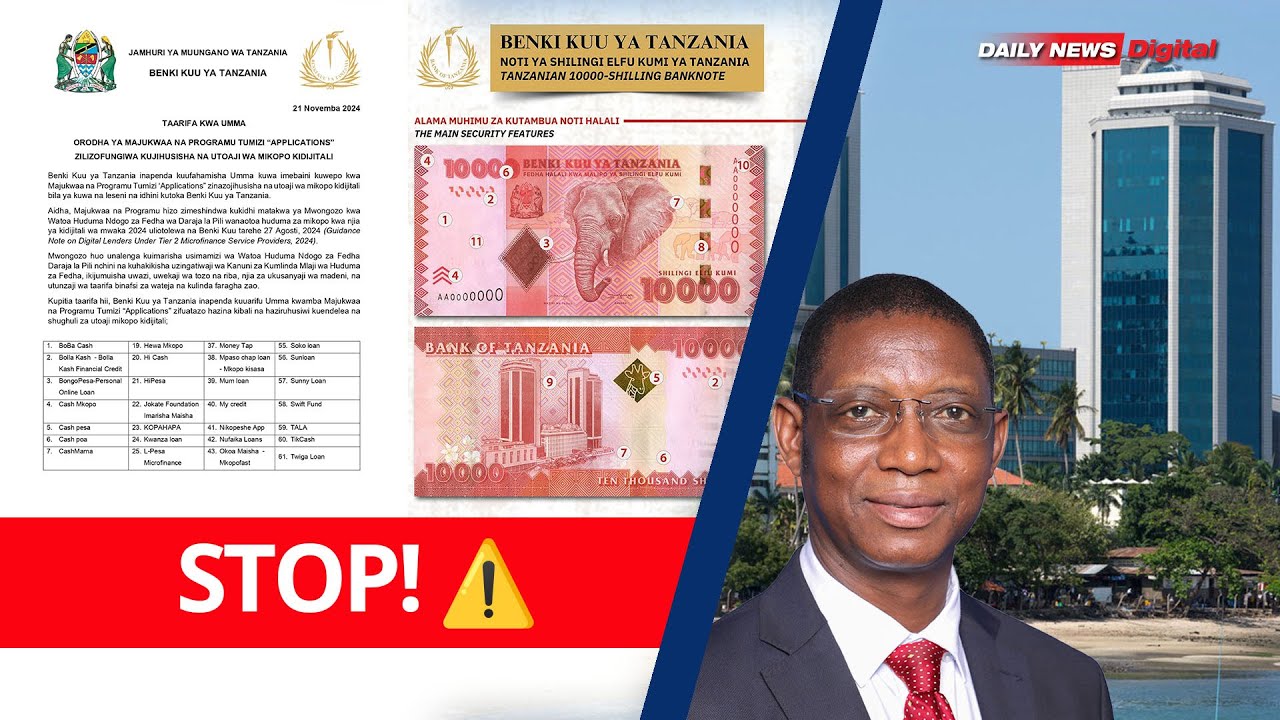 BENKI KUU YAZUIA KAMPUNI HIZI KUTOA MIKOPO
