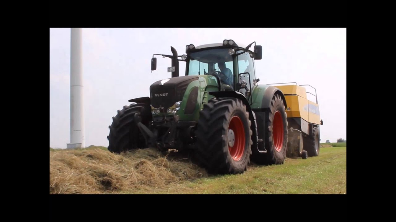 [HD] Lohnunternehmen Hinrichs am Heu pressen || Fendt 930 + New Holland BB930A