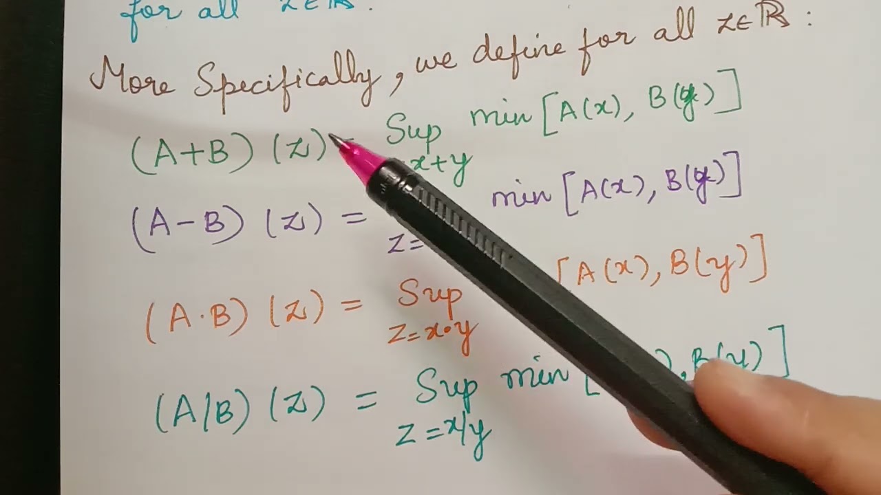 fuzzy arithmetic based on extension principle|| fuzzy numbers