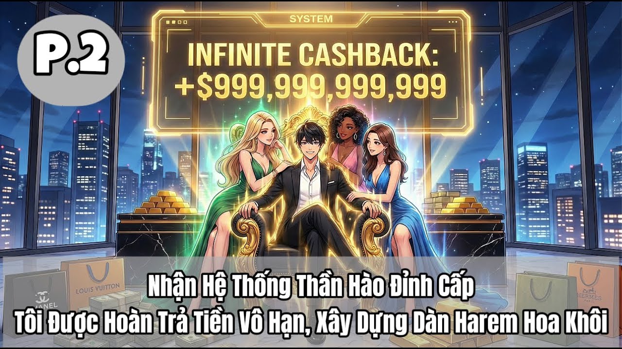 Nhận Hệ Thống Thần Hào Đỉnh Cấp, Tôi Được Hoàn Trả Tiền Vô Hạn, Xây Dựng Dàn Harem Hoa Khôi  | P2
