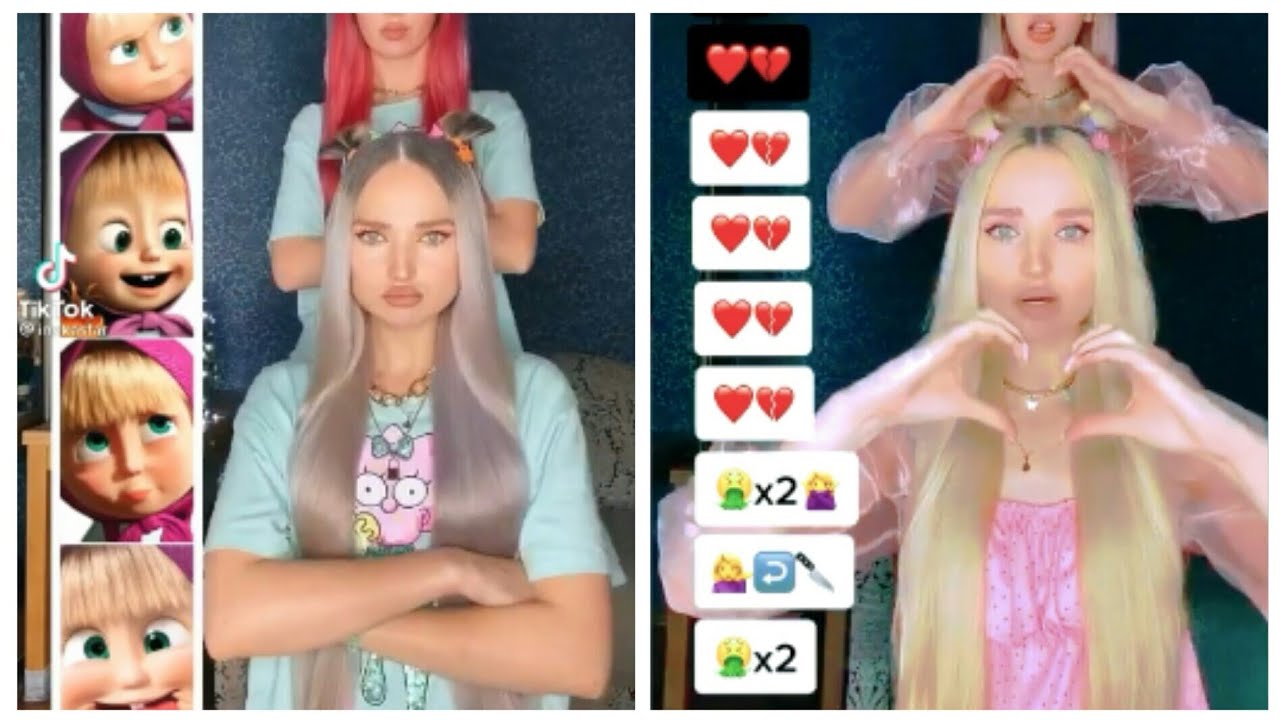 تيك توك ترند تحدي الرقص على اشكال الايموجي الجزء الثاني 😨