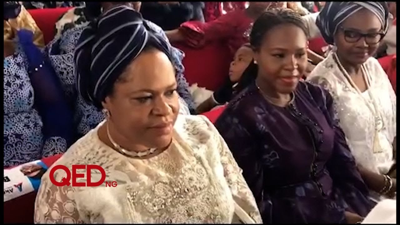 TB Joshua's wife, daughter attend Akeredolu's funeral
