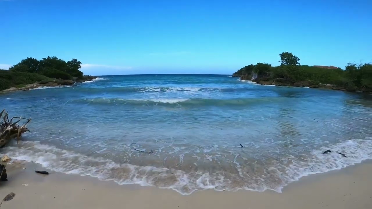 Private beach walk tour before development