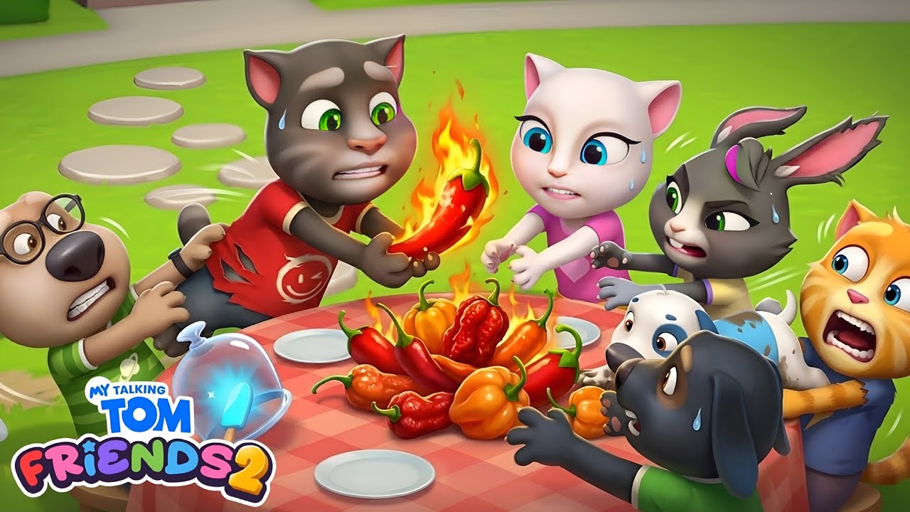 Tom vs Friends – The Funniest Talking Tom Moment!🌶️🔥l Taking Tom Secret Plan😲You Won’t Believe This!