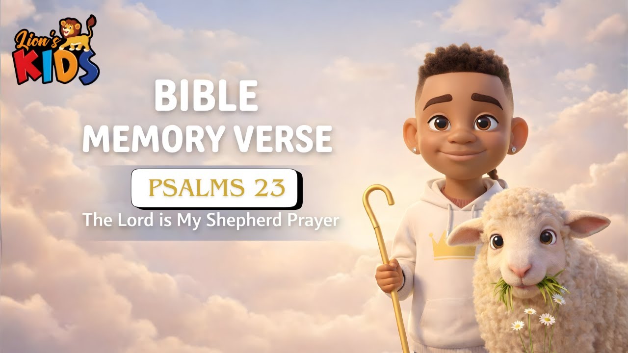 Psalms 23 for Kids | The Lord Is My Shepherd Prayer – Lion’s Kids