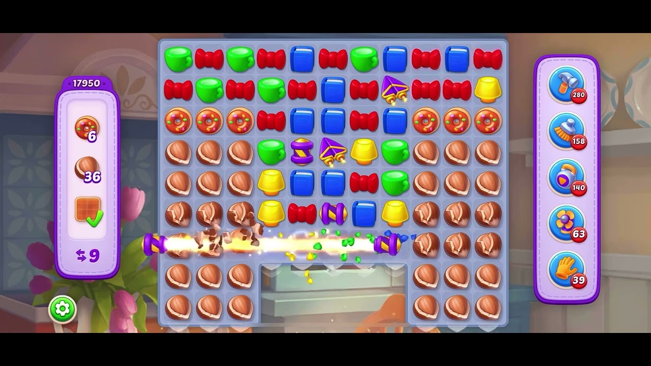 Homescapes level 17950 hard 