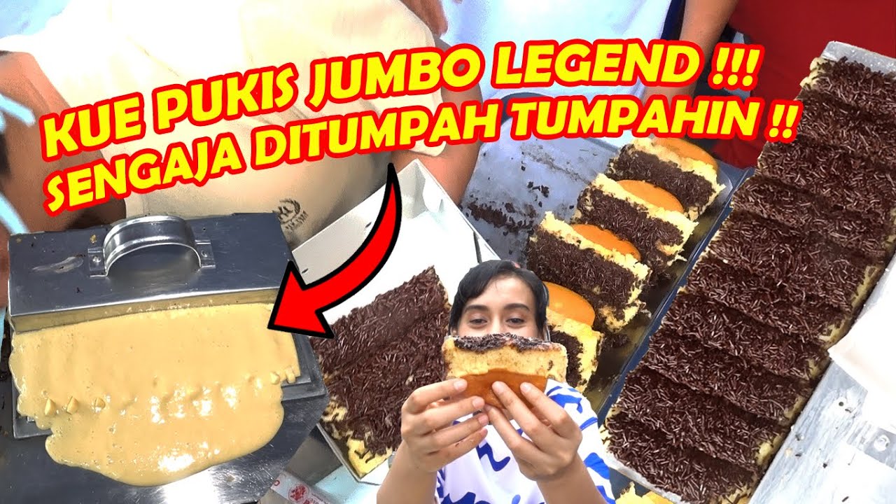 LUBER !! PUKIS KAKI LIMA PALING MAHAL !! TOPPINGNYA TUMPAH TUMPAH! PUKIS KO AYUNG KOTABARU