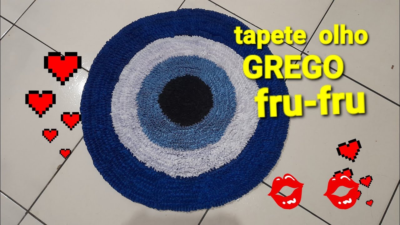 veja tapete olho GREGO fru-fru pra iniciante