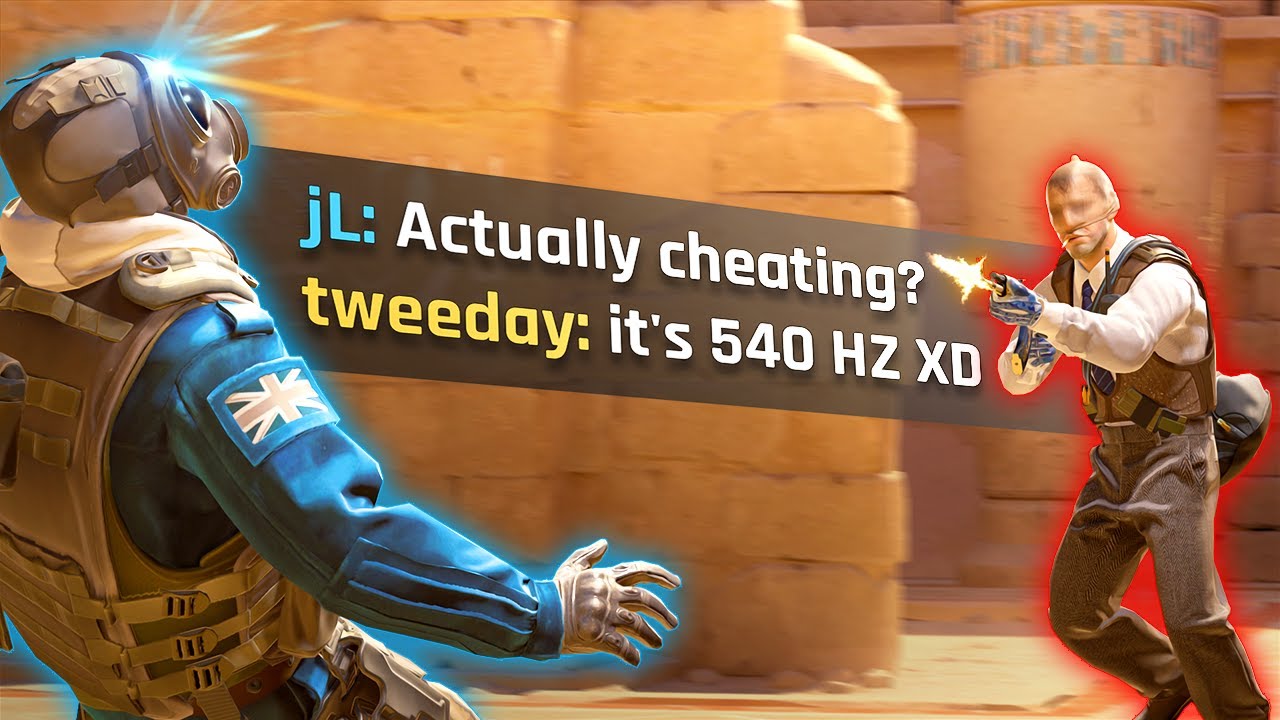 What 540 HZ PEEK looks like in CS2...