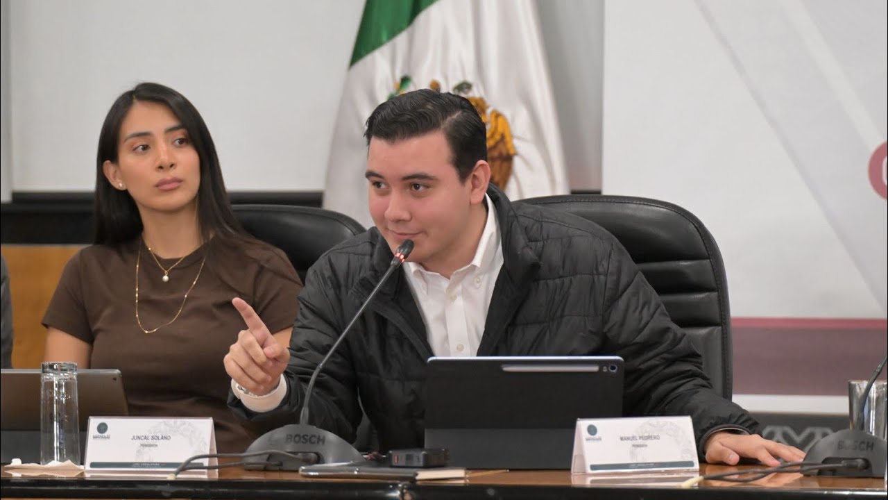 MANUEL PEDRERO DISCURSO EN CÁMARA DE DIPUTADOS CON JÓVENES DE MÉXICO 