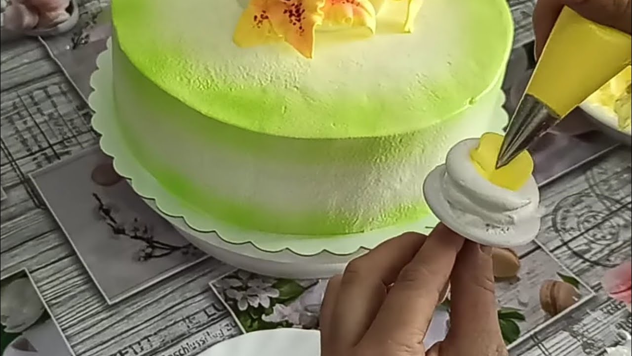 МАМА НЕ ПОВЕРИЛА😲,что такие ЦВЕТЫ можно сделать ИЗ КРЕМА!!! 🤔Была В ВОСТОРГЕ от такой красоты🥰🤗