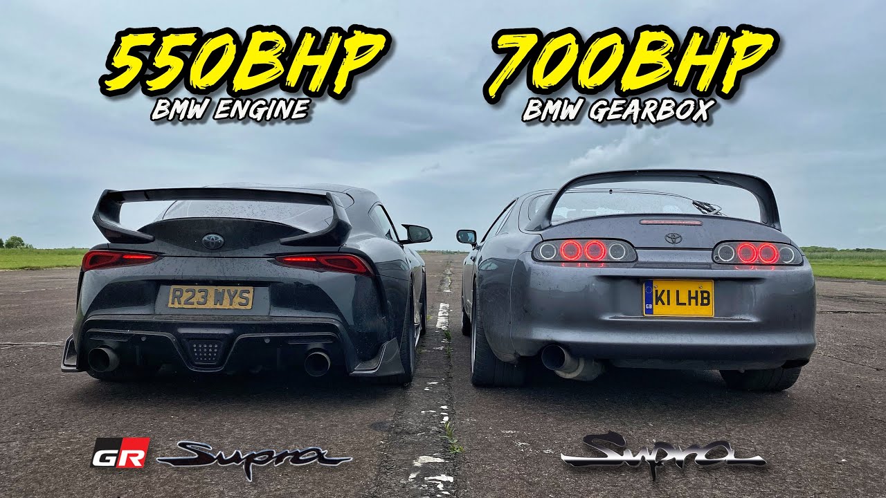 OLD SCHOOL vs NEW SCHOOL.. 700HP MK4 SUPRA vs 550HP MK5 SUPRA
