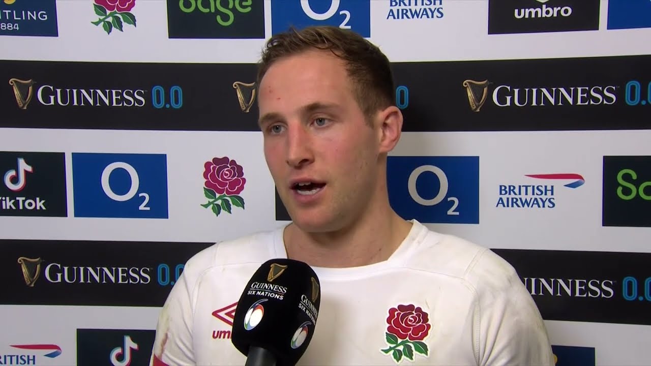 Max Malins reacts to England's defeat to Scotland.