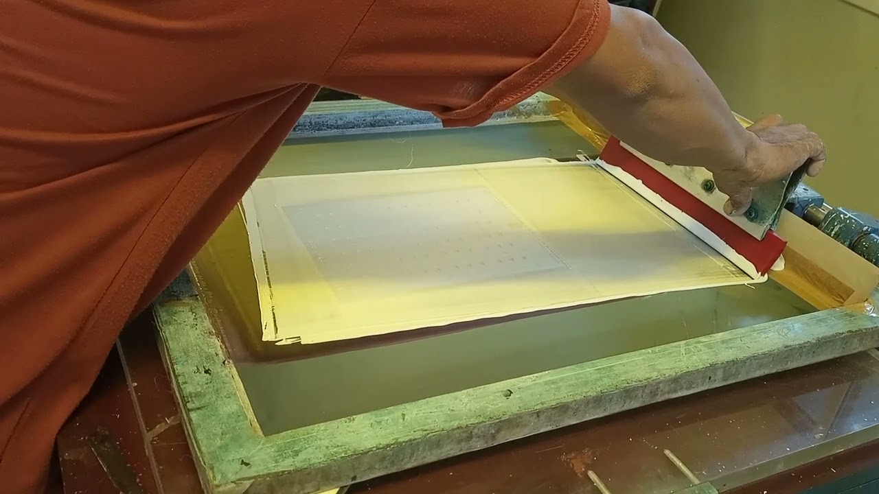 Full aluminium PCB printing processing