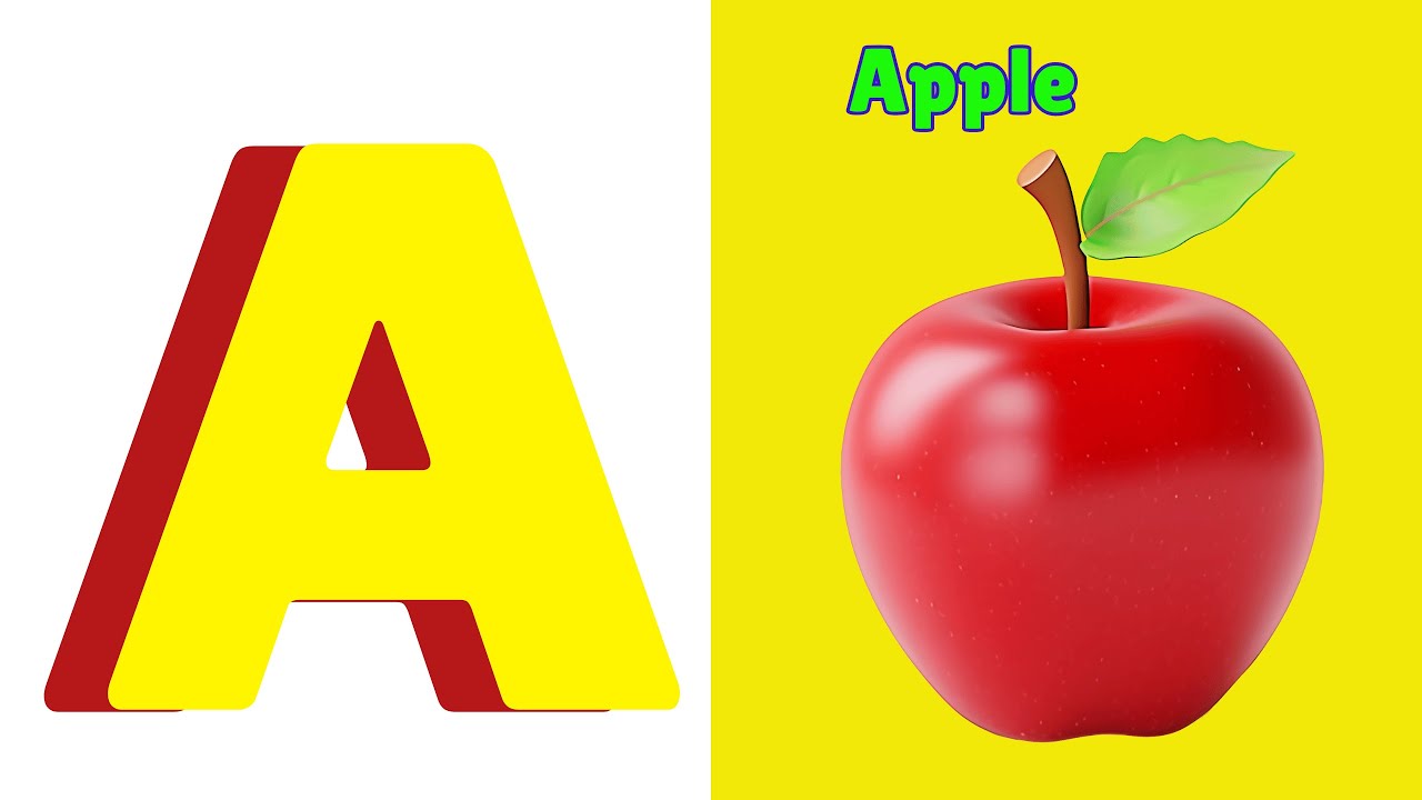 The Phonics Song for 3 Years Old - Cartoon A is for Apple 🍎 Song for Kids | Preschoolers Videos