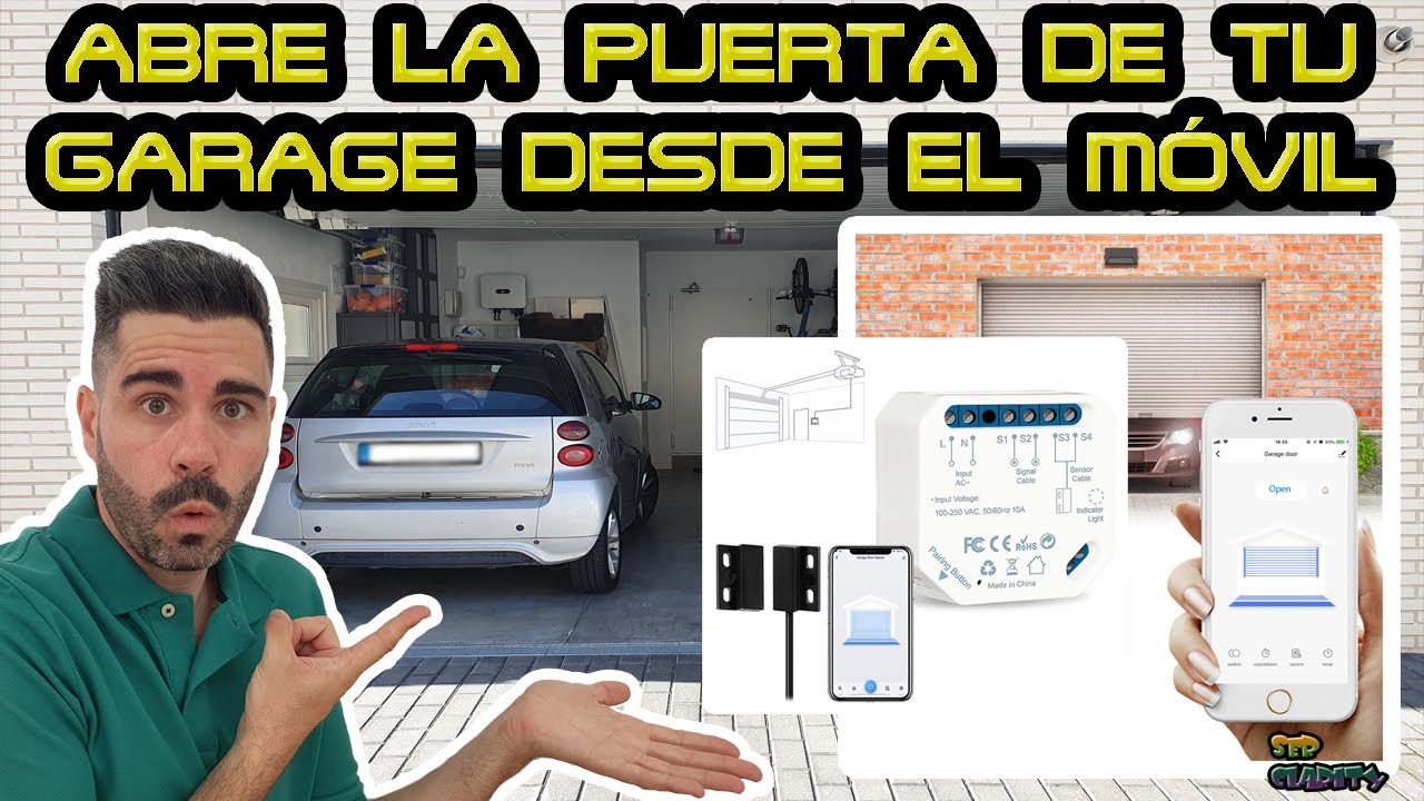 Abre la puerta 🏠 de tu garaje con tu smartphone con este dispositivo ✅. Tutorial LoraTap WiFi