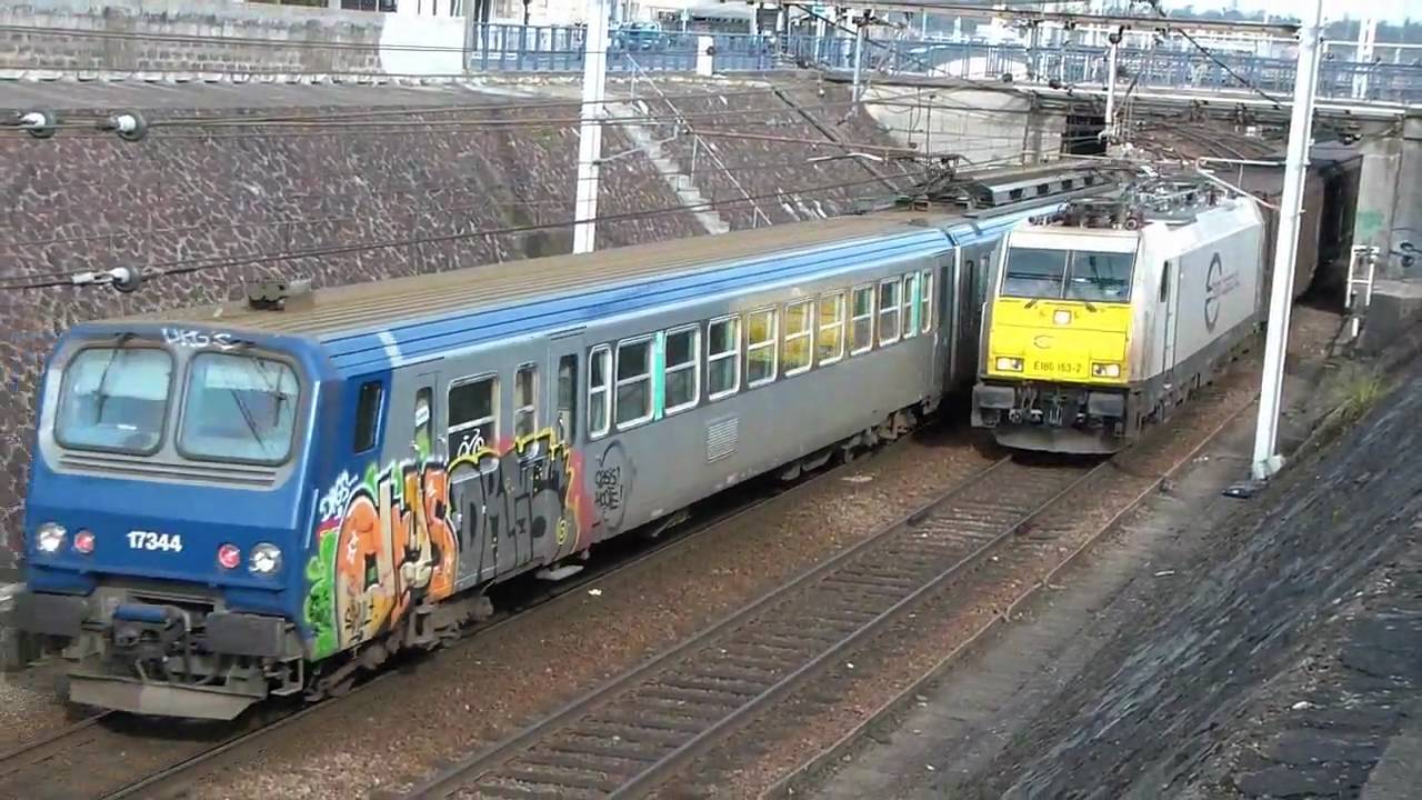 'ECR' Private Train in France, BR 186 locomotive