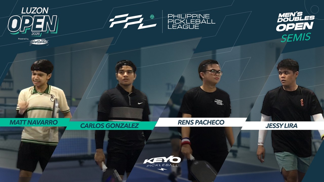 PPL Luzon Open - Semifinals Men's Doubles OPEN Category - Rens/Jessy vs Matt/Carlos