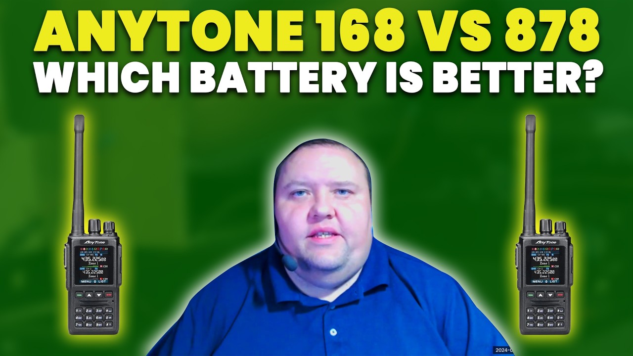 New Anytone 168 UV Battery Comparison & Features Overview