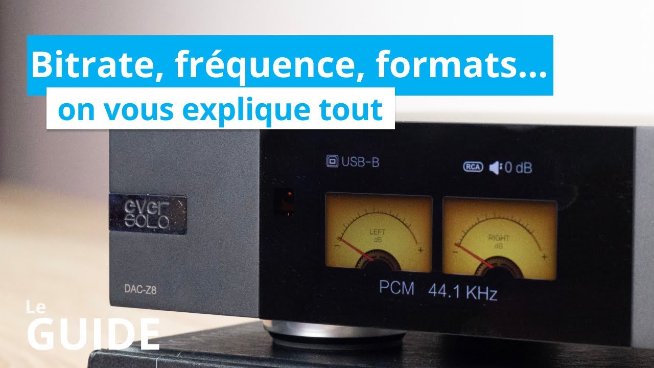Fréquence, encodage audio, bitrate : que choisir pour une vraie qualité HiFi ?