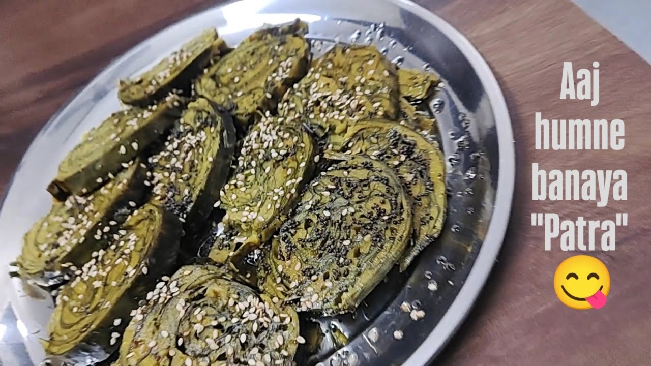 Aaj humne banaya "Patra" 😋