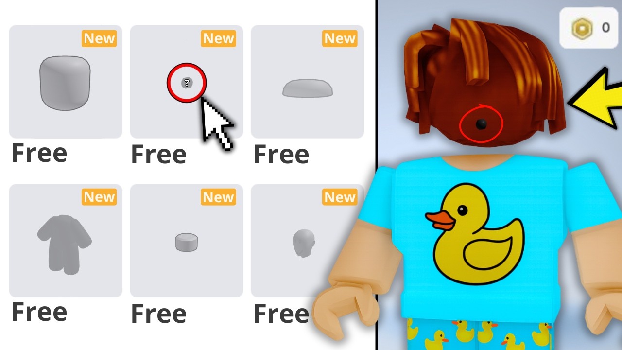TODAS AS FORMAS DE FICAR SEM CABEÇA DE GRAÇA NO ROBLOX!😱🔥 *funcionando atualizado 2025*