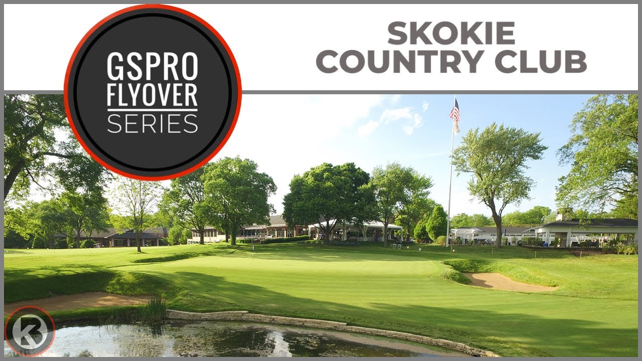 GSPro Course Flyover - Skokie Country Club - Designed by amace