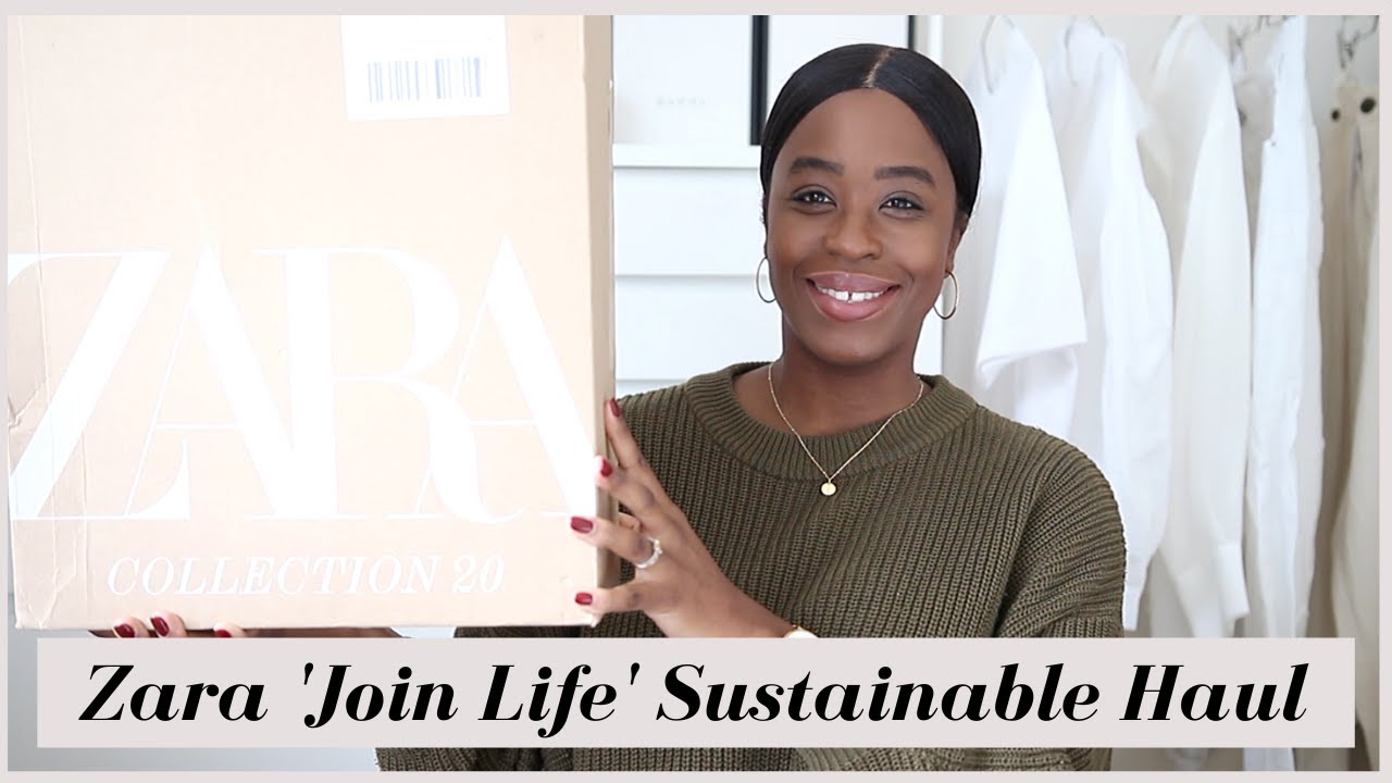 ZARA JOIN LIFE CONSCIOUS SUSTAINABLE TRY ON HAUL - SPRING 2020 | INSPIRED BY IDA |