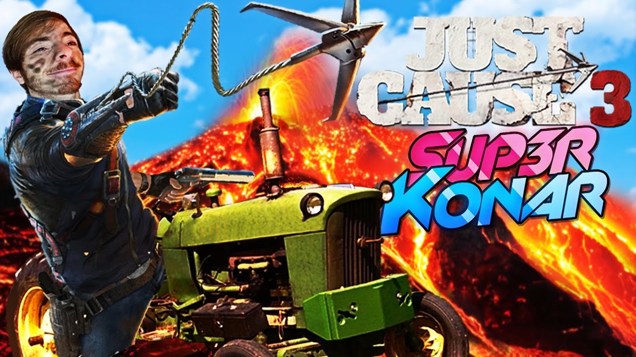 FAIRE DU TRACTEUR DANS UN VOLCAN! Just Cause 3 #2