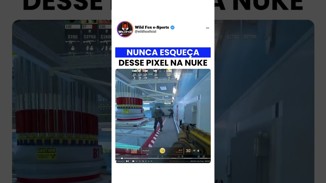🔥 SECRET SPOT NA DE_NUKE #gaules #fallen #cs2 #cs2brasil #csgo #csgobrasil