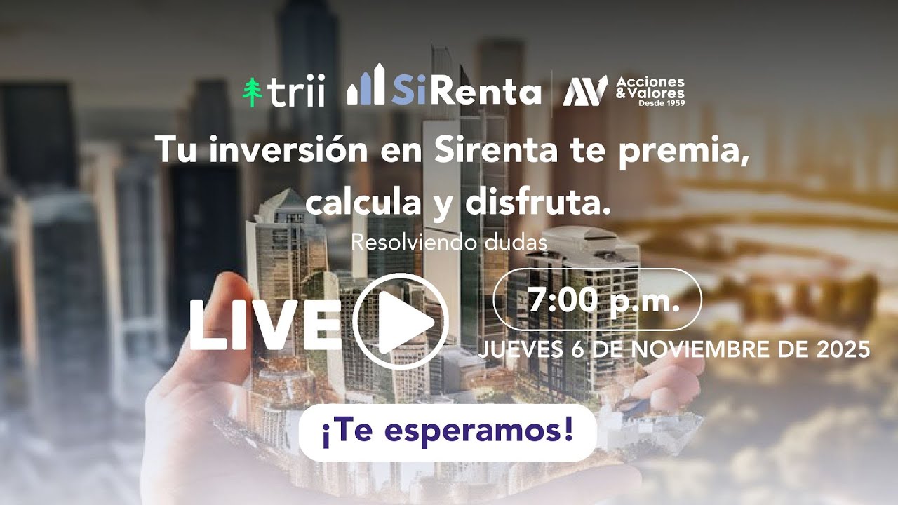 #Colombia Tu inversión en Sirenta te premia, calcula y disfruta.