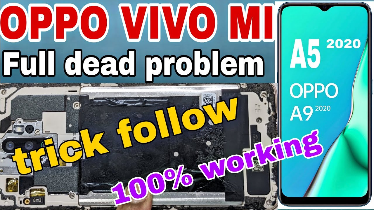 OPPO A5 A9 (2020) short and full dead fix | OPPO A5 A9 2020 not turning on fix