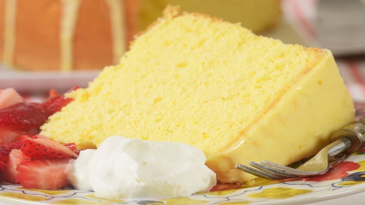 Orange Chiffon Cake Recipe Demonstration - Joyofbaking.com