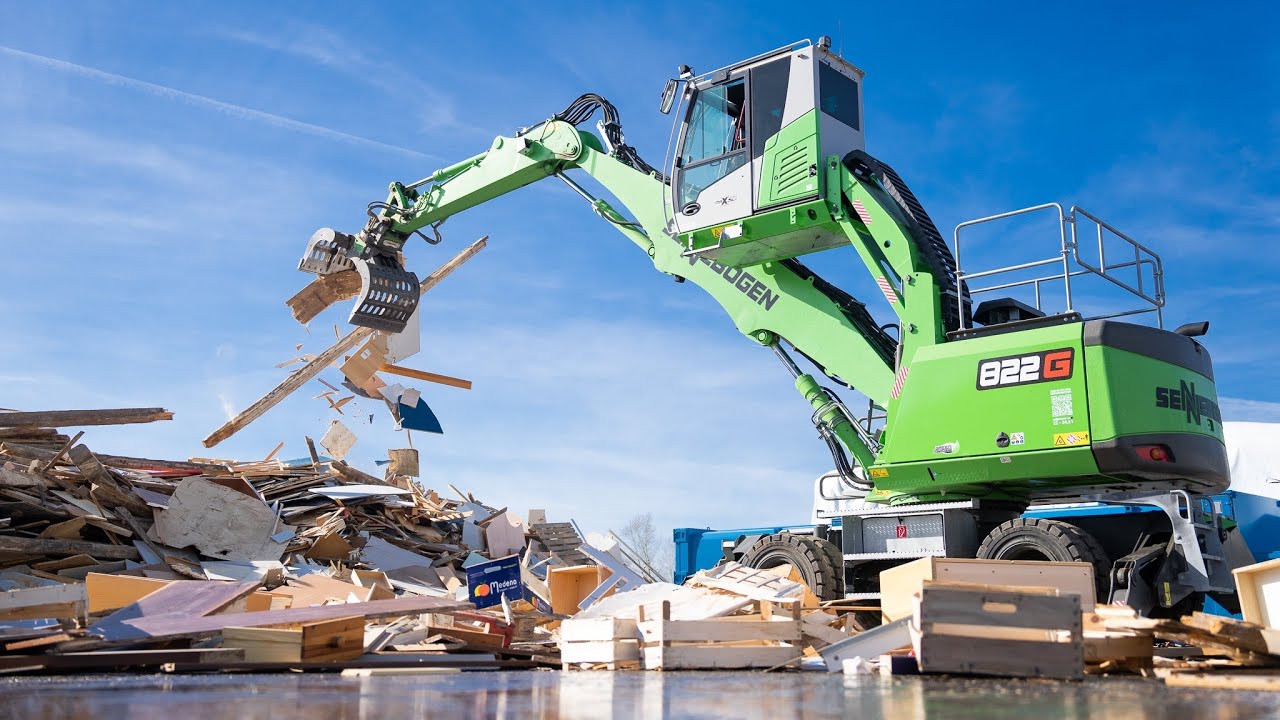 Sennebogen 822G at Austrian Recycling Facility