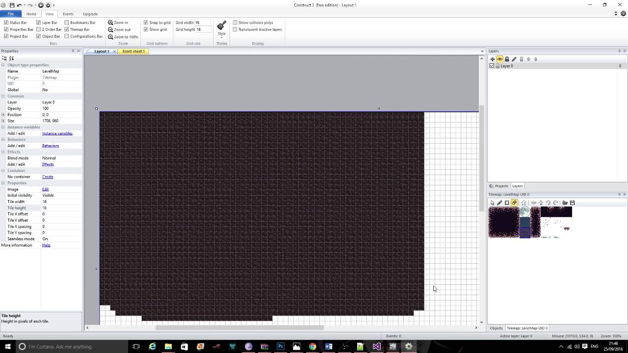 Construct 2  Tilemap Tutorial