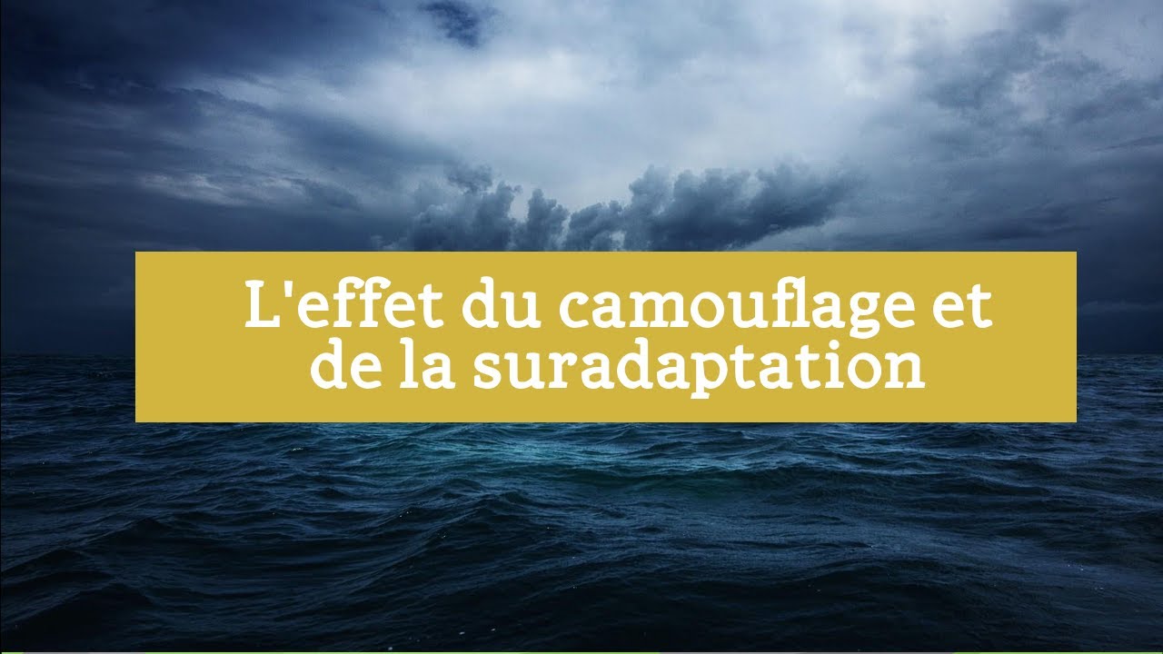 L'effet du camouflage et de la sur adaptation