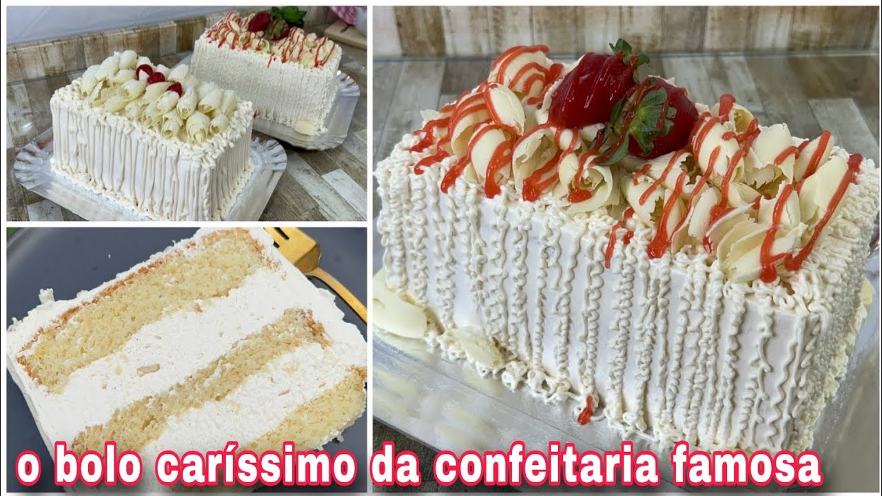 DELICIA DE LEITE NINHO - O BOLO CARÍSSIMO DA CONFEITARIA FAMOSA, COM RECHEIO RÁPIDO NÃO VAI AO FOGO.