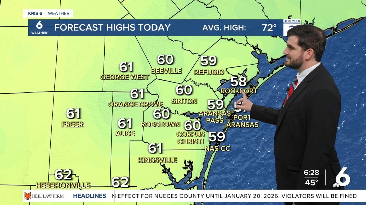 More sunshine and pleasant temperatures on the way for our Tuesday