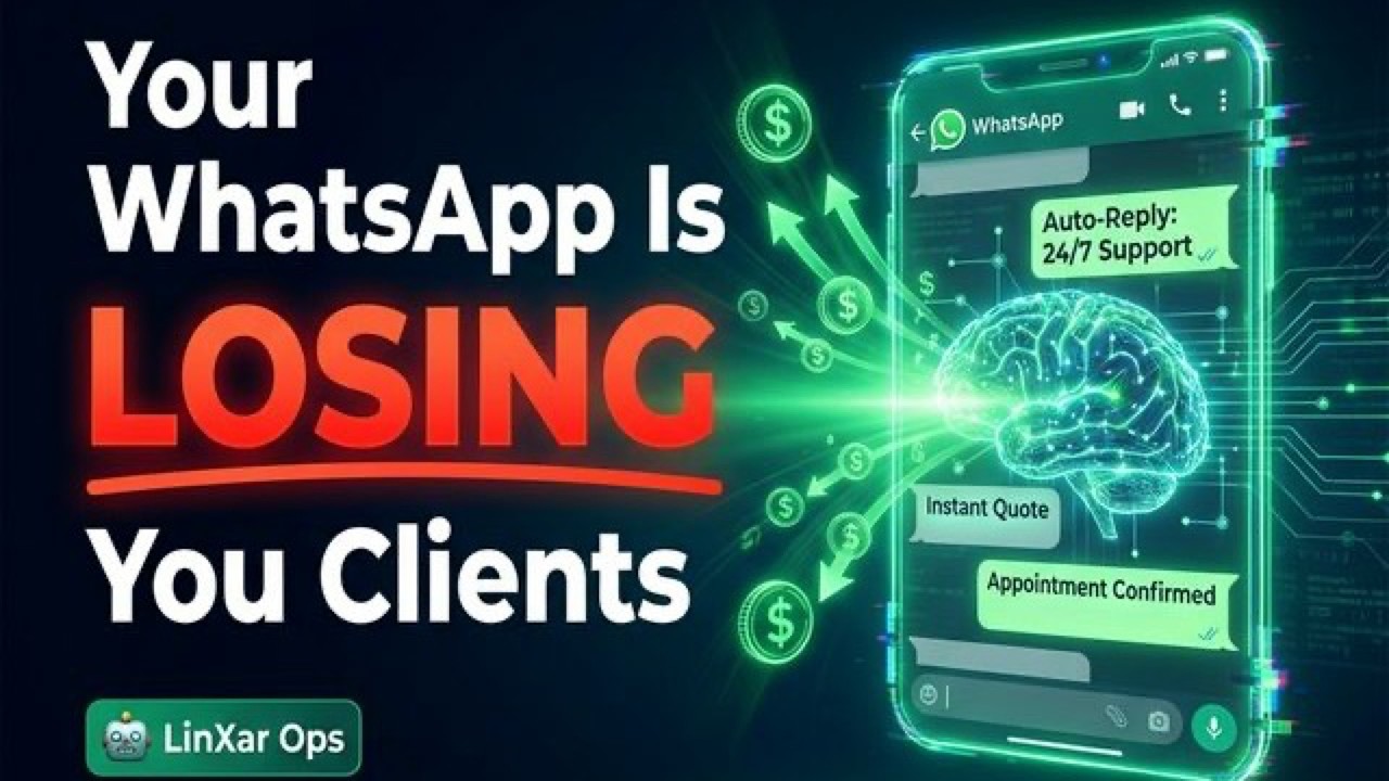 Stop Losing Clients on WhatsApp (LinXar Ops AI Demo)