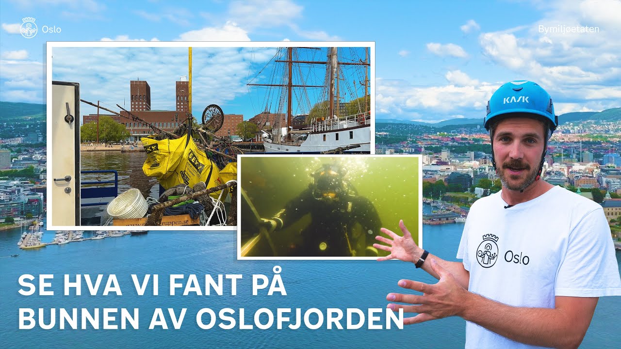 Vi har ryddet 4,4 tonn søppel opp fra Oslofjorden | Marin forsøpling
