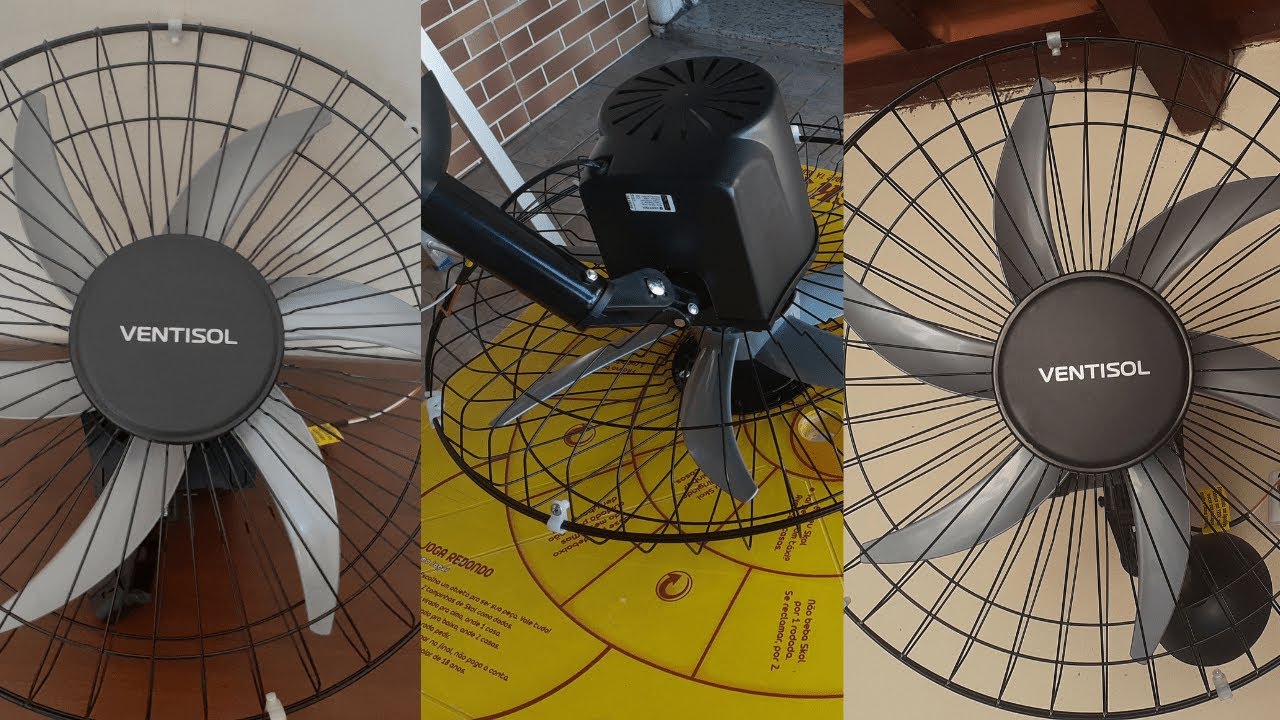 Como montar e instalar ventilador de parede Ventisol Vop Steel 50 cm - Completo