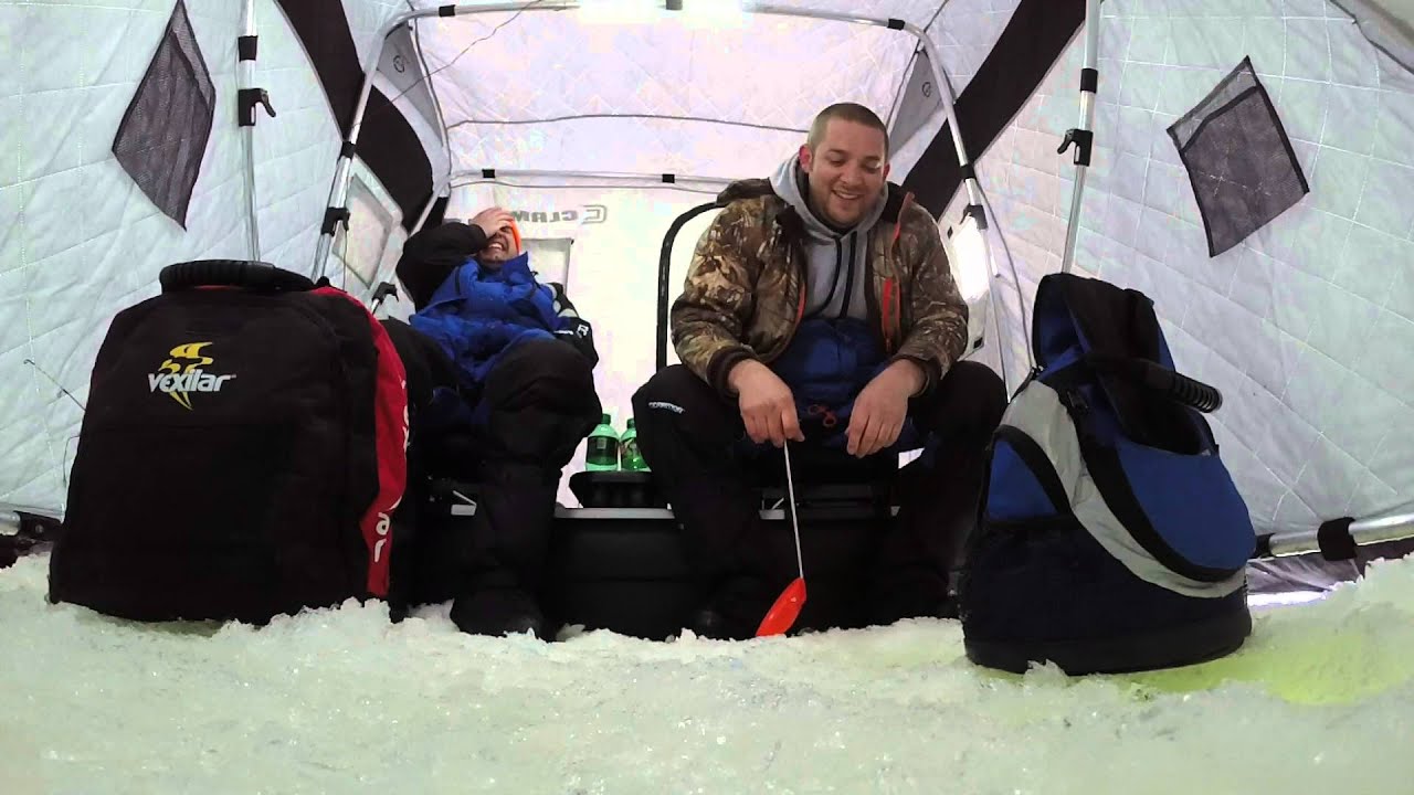 ICE FISHING FAIL! Phone down the hole