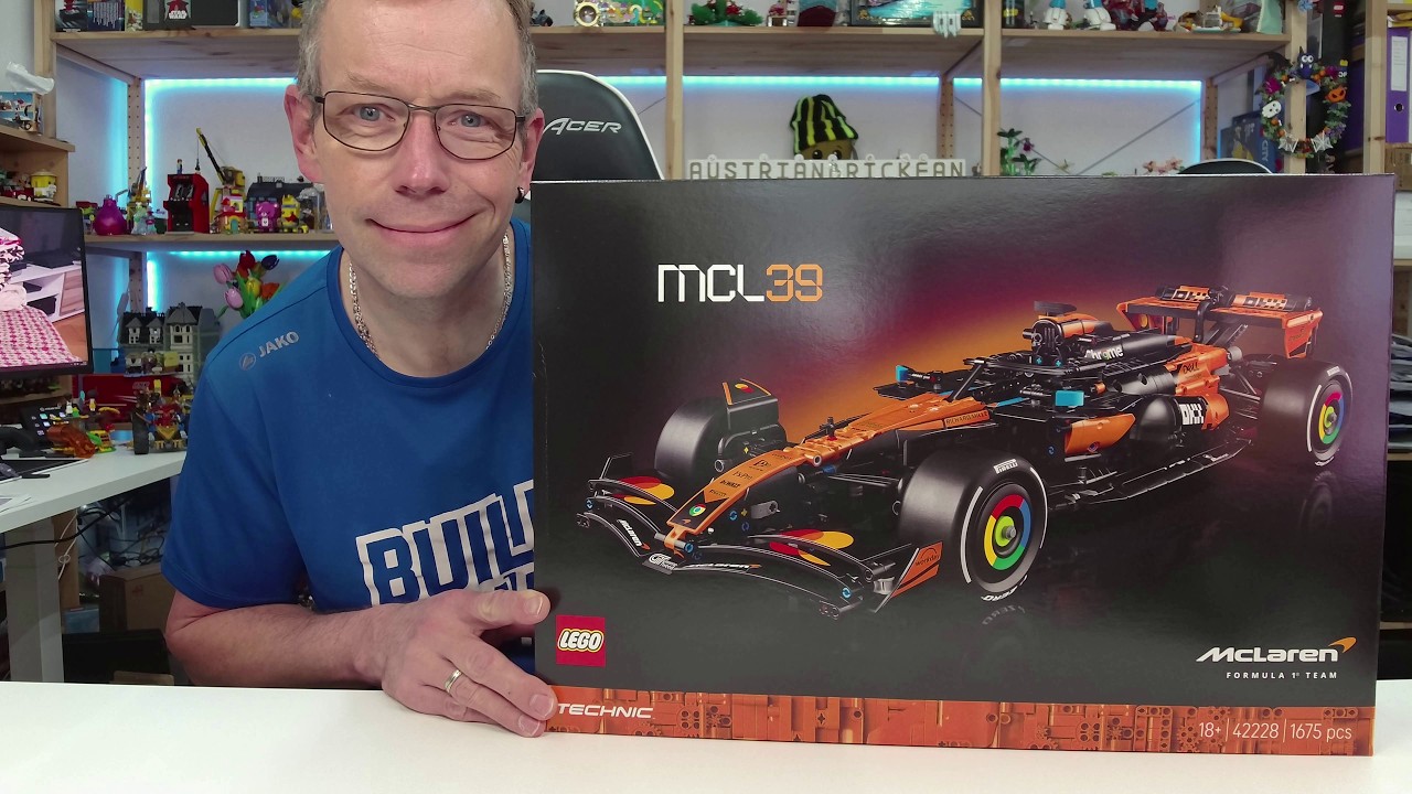 New LEGO Formula 1 set officially revealed - LEGO Technic 42228 McLaren MCL39 F1 Car