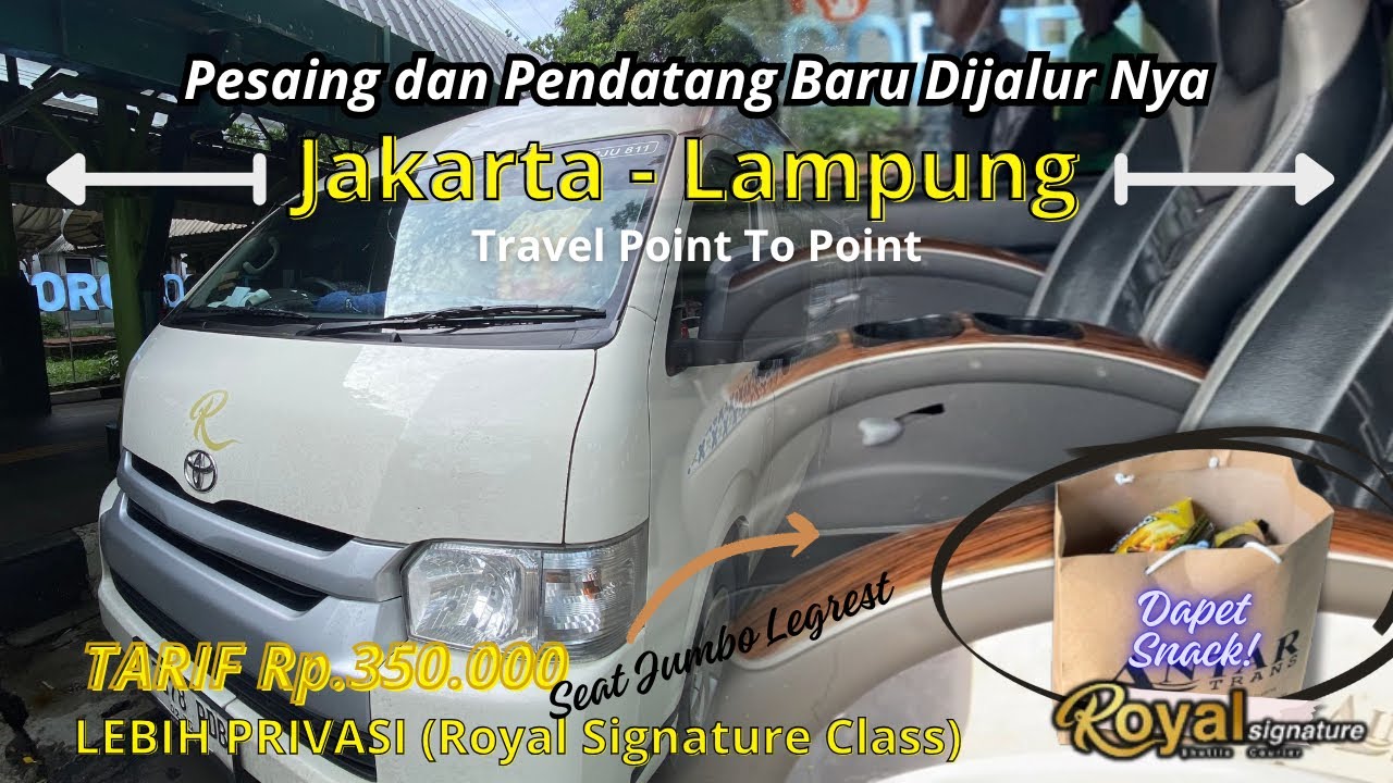 Travel serasa bus‼️TRIP ROYAL SHUTTLE JAKARTA-LAMPUNG || Cocok buat yang suka pulang kampung Part 1