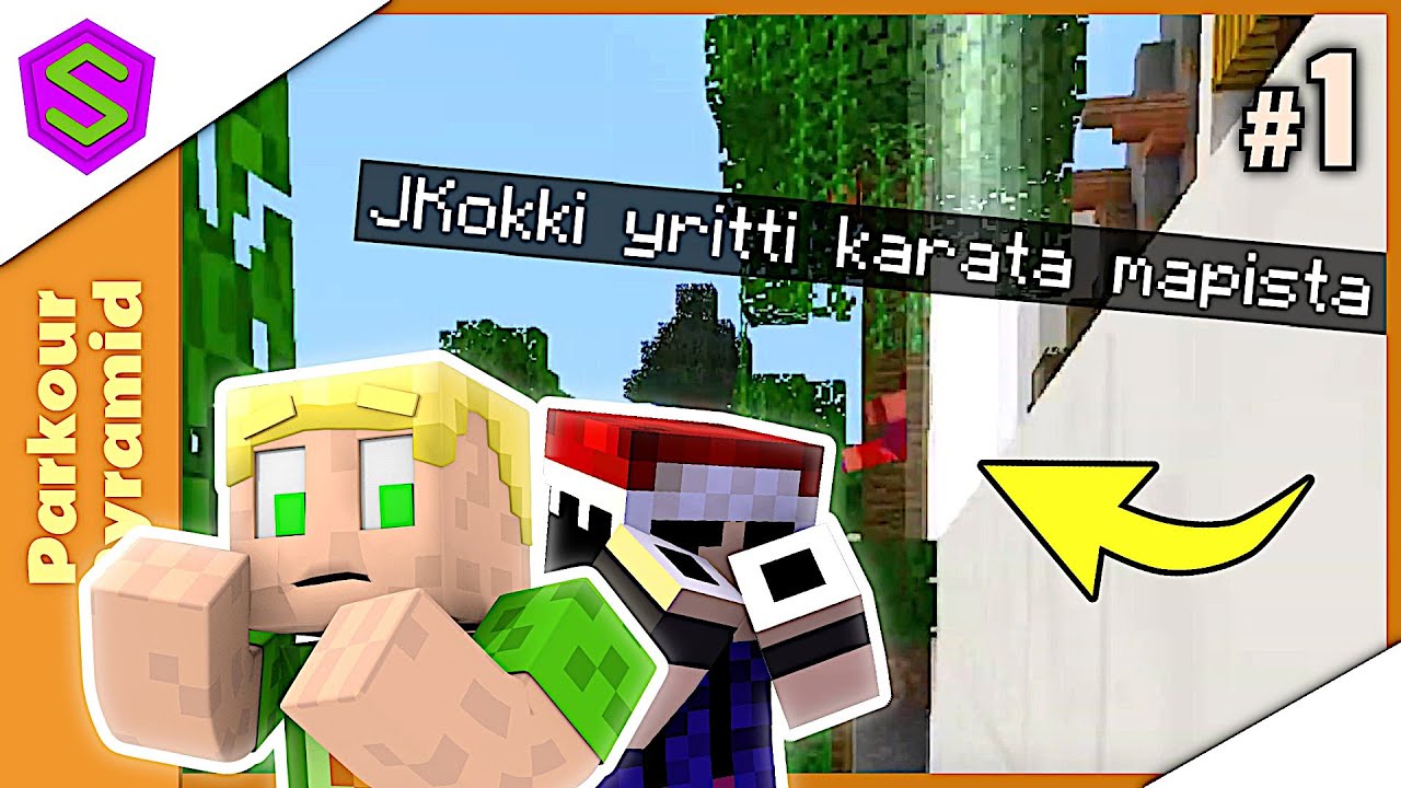 JKokki Yritti Huijata! | Minecraft Parkour Pyramid w/ JKokki #1