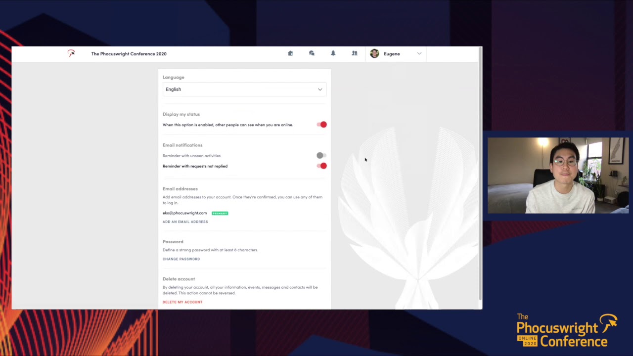 Webinar Tutorial: Online Conference Event Platform